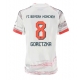 Bayern Munich Leon Goretzka #8 Replike Gostujuci Dres za Ženska 2025-26 Kratak Rukav